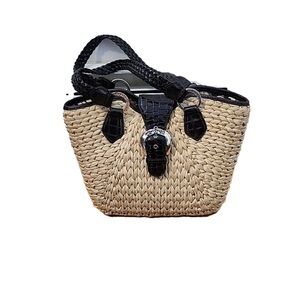 Brighton Black and Tan Shoulder Bag